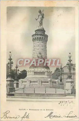 Ansichtskarte AK Dijon Monument de la Defense