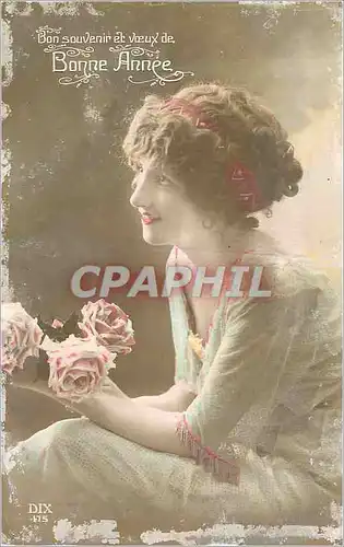 Cartes postales Bon Souvenir et Voeux de Bonne Annee