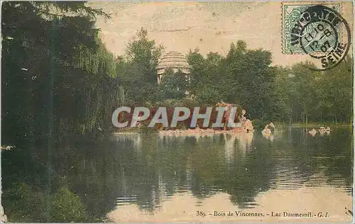 Ansichtskarte AK Bois de Vincennes Lac Daumesnil