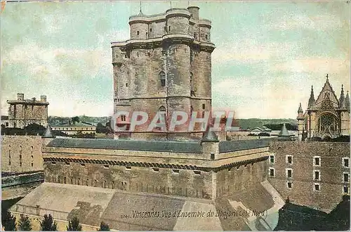 Ansichtskarte AK Vincennes Vue d'Ensemble du Donjon (Cote Nord)