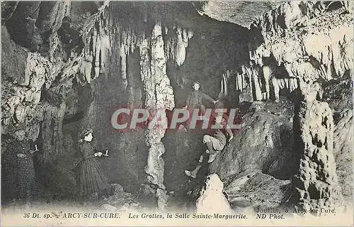 Ansichtskarte AK Arcy sur Cure Les Grottes La Salle Sainte Marguerite