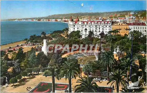 Cartes postales moderne Nice La Cote d'Azur Le Jardin Albert 1er et la Theatre de Verdure