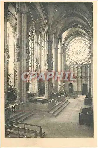 Ansichtskarte AK Cite de Carcassonne Basilique Saint Nazaire Le Transept
