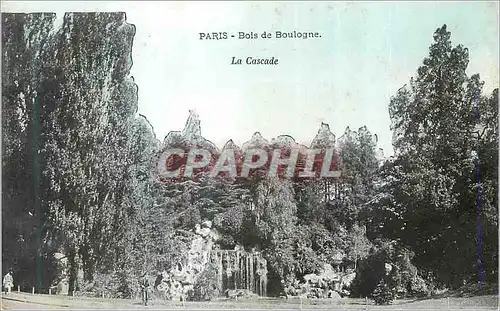 Cartes postales Paris Bois de Boulogne la Cascade