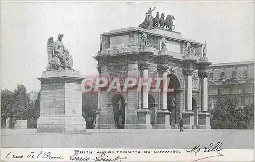 Cartes postales Paris Arc de Triomphe du Carrousel