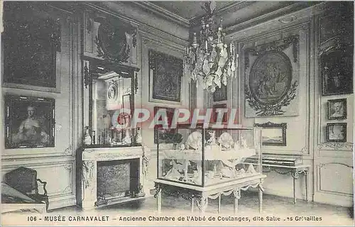 Cartes postales Musee Carnavalet Ancienne Chambre de l'Abbe de Coulanges