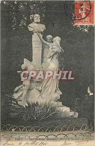 Ansichtskarte AK Paris Parc Monceau Monument Eleve a la Memoire de Gounod