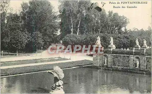 Cartes postales Palais de Fontainebleau Bassin des Cascades