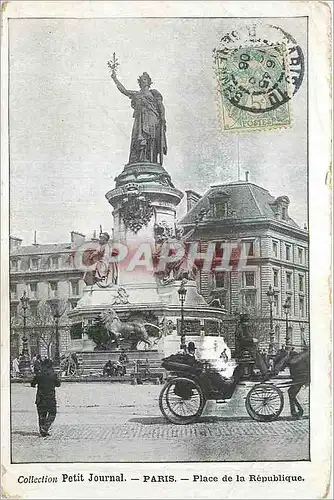 Cartes postales Paris Place de la Republique