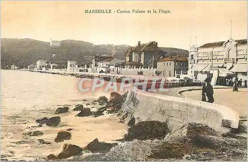 Ansichtskarte AK Marseille Casino Palace et Plage