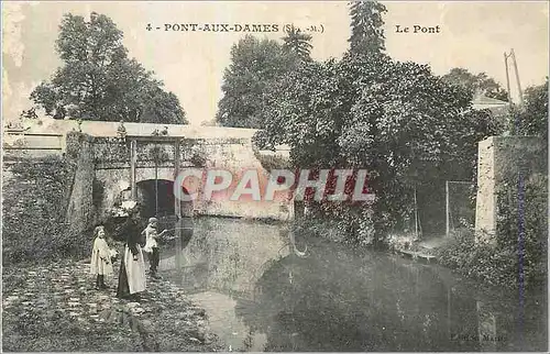 Ansichtskarte AK Pont aux Dames (S et M) le Pont