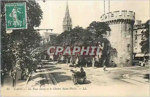 Cartes postales Caen la Tour Leroy et le Clocher Saint Pierre