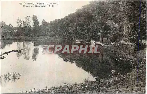Cartes postales Paimpol Kerity (C du N) Etang de Beauport