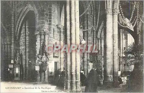 Cartes postales Guingamp Interieur de la Basilique