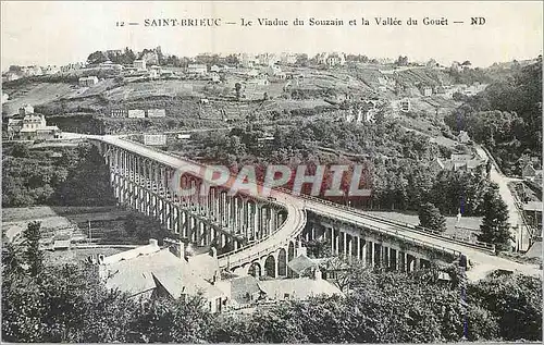 Ansichtskarte AK Saint Brieuc le Viaduc du Souzain et la Vallee du Gouet