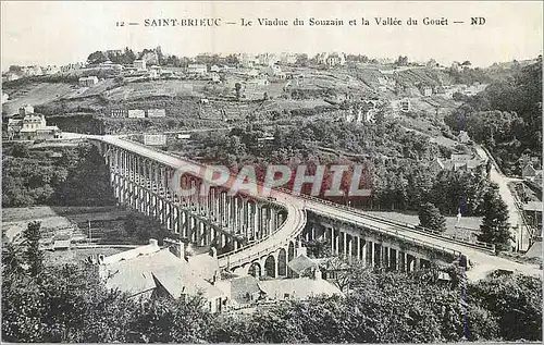 Cartes postales Saint Brieuc le Viaduc du Souzain et la Vallee du Gouet