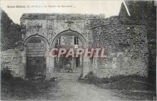 Cartes postales Saint Efflam (C du N) le Manoir de Kurviziou