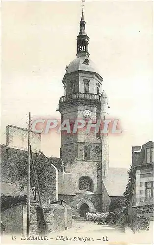 Cartes postales Lamballe l'Eglise Saint Jean