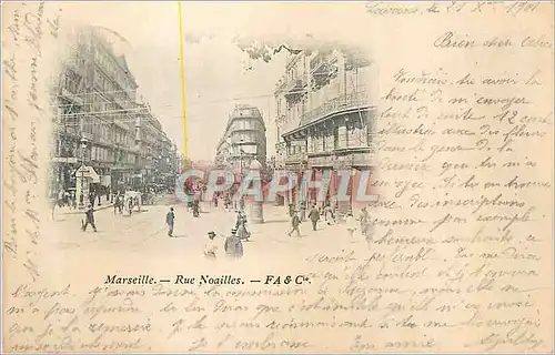 Cartes postales Marseille Rue Noailles (carte 1900)