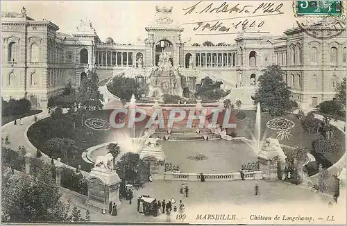 Cartes postales Marseille Chateau de Longchamp