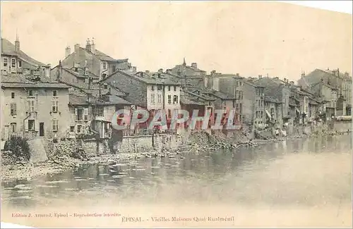 Cartes postales Epinal Vieilles Maisons Quai Rualmenil