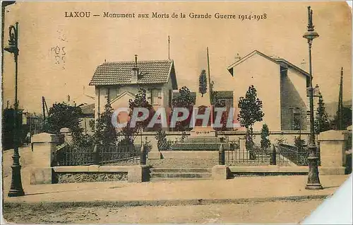 Cartes postales Laxou Monument aux Morts de la Grande Guerre 1914 1918 Militaria WWI