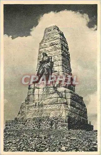 Ansichtskarte AK Grand Ballon Le Monument aux Diables Bleus Militaria WWI