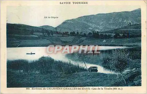 Ansichtskarte AK Environs de Chambery Challes les Eaux Lac de la Thuile (831m)