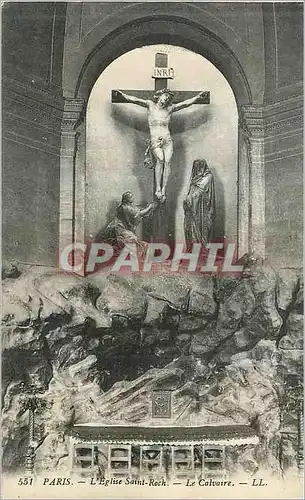 Ansichtskarte AK Paris l'Eglise Saint Roch le Calvaire Christ