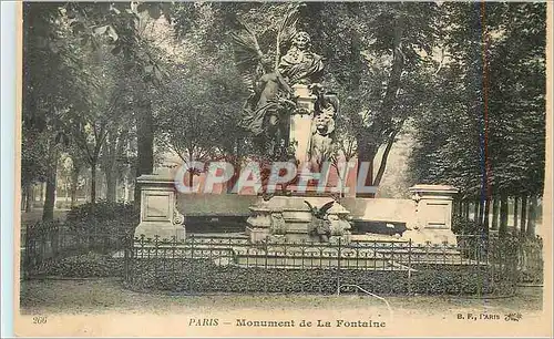 Cartes postales Paris Monument de la Fontaine