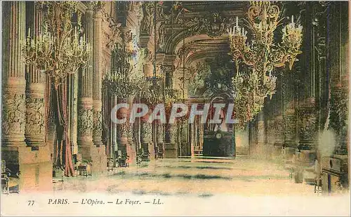 Cartes postales Paris l'Opera le Foyer