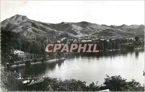 Moderne Karte Hendaye (Frontiere Franco Espagnole) vue Generale et les Trois Couronnes