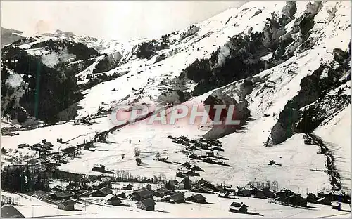 Cartes postales moderne Les Contamines Hiver vue d'Ensemble de la Station le Col du Joly