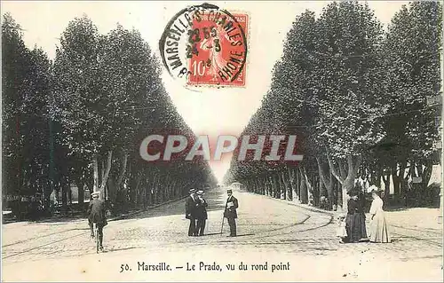 Cartes postales Marseille le Prado vu du Rond Point