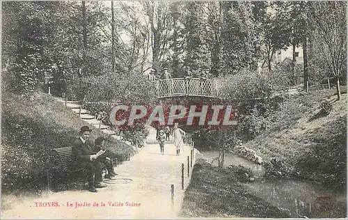 Ansichtskarte AK Troyes le Jardin de la Vallee Suisse