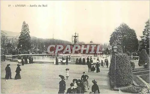 Cartes postales Angers Jardin du Mail
