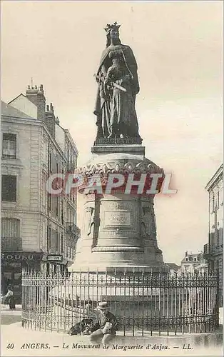 Ansichtskarte AK Angers le Monument de Marguerite d'Anjou Enfant