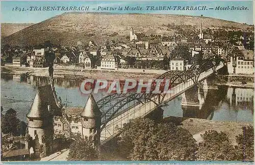 Ansichtskarte AK Traben Trarbach Pont sur la Moselle Traben Trarbach Mosel Brucke