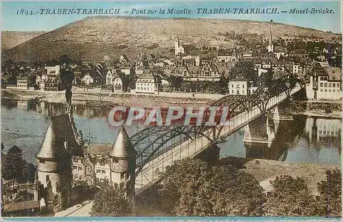 Cartes postales Traben Trarbach Pont sur la Moselle Traben Trarbach Mosel Brucke
