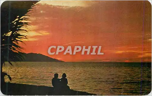 Cartes postales moderne Puerto Vallarta Jalisco Mexico Romance Under the Setting Sun in Pto Vallarta