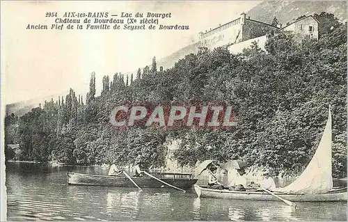 Ansichtskarte AK Aix les Bains Lac du Bourget Chateau de Bourdeau (Xe Siecle) Ancien Fief de la Famille de Seysse