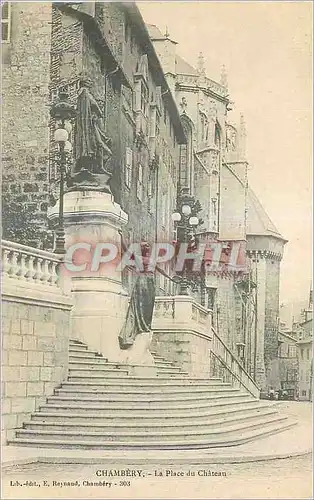 Cartes postales Chambery la Place du Chateau