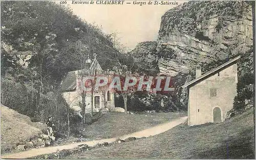 Ansichtskarte AK Environs de Chambery Gorges de St Seturnin