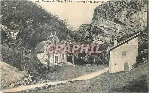 Cartes postales Environs de Chambery Gorges de St Seturnin