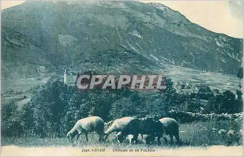 Cartes postales Culoz Chateau de la Flechere Moutons