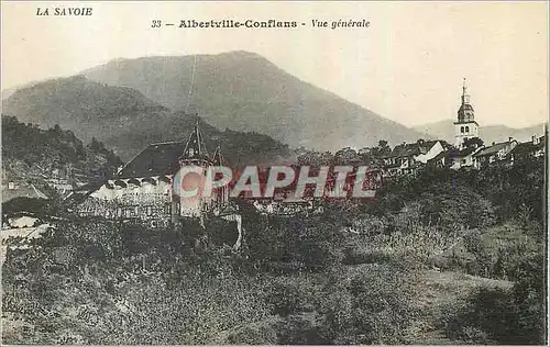 Ansichtskarte AK Albertville Conflans La Savoie Vue Generale