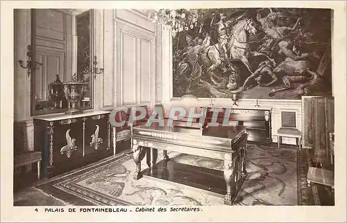 Cartes postales Palais de Fontainebleau Cabinet des Secretaires