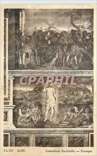Cartes postales Albi Cathedrale Ste Cecile Fresque
