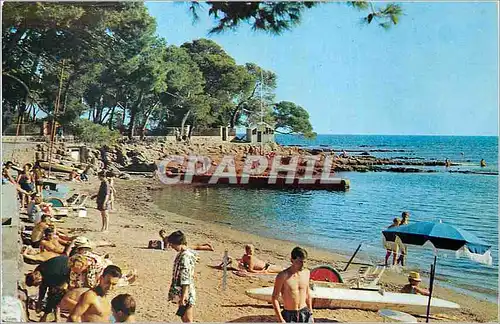 Moderne Karte Boulouris (Var) vue sur la Plage