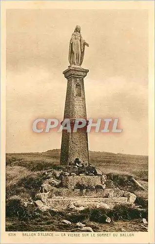 Cartes postales Ballon d'Alsace la Vierge sur le Sommet du Ballon